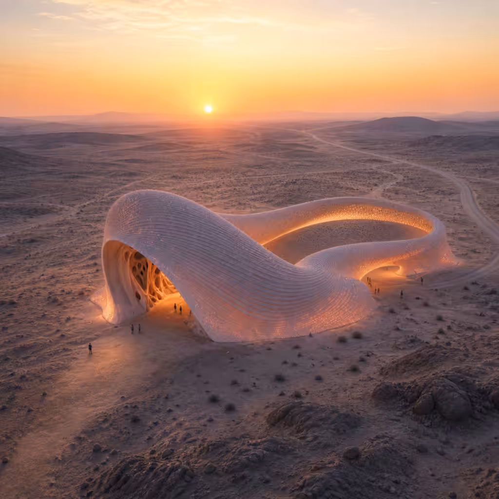 Please Do Not Feed The Sandworm aerial view