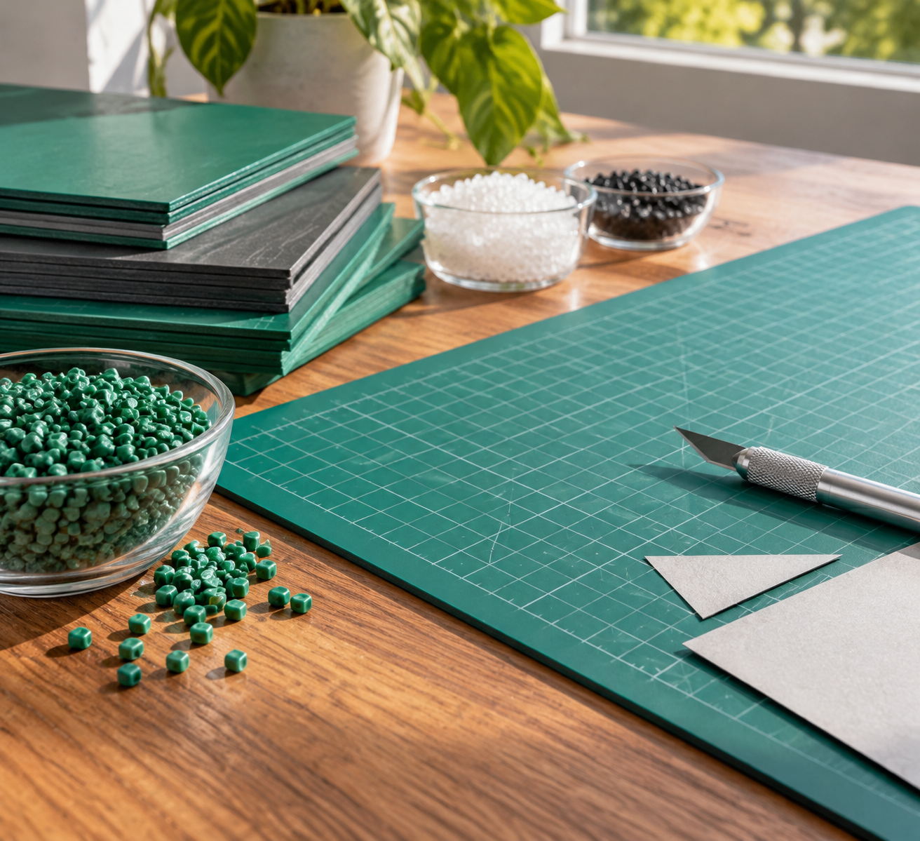 what are self-healing cutting mats made of