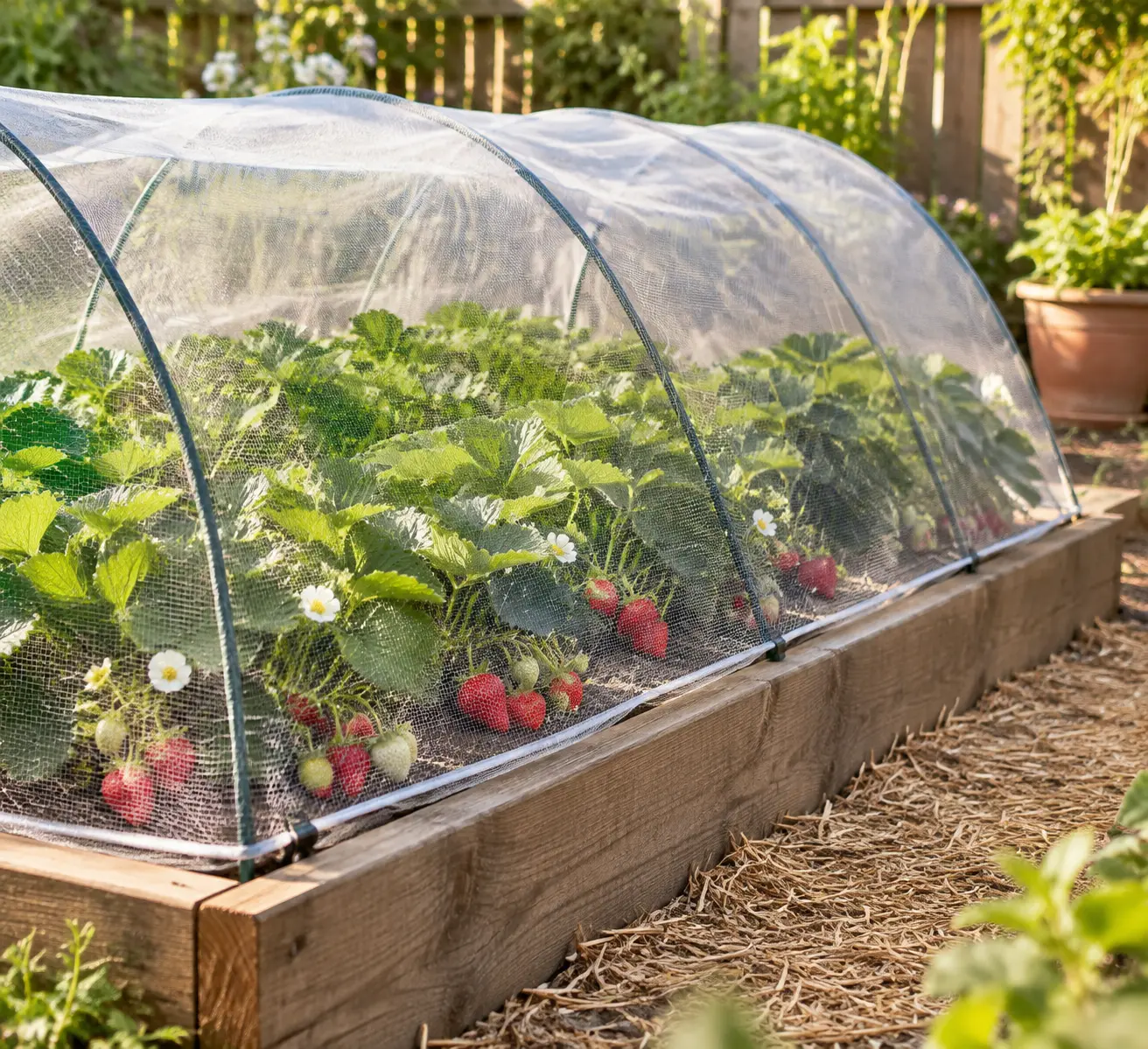 how to protect strawberries from pests