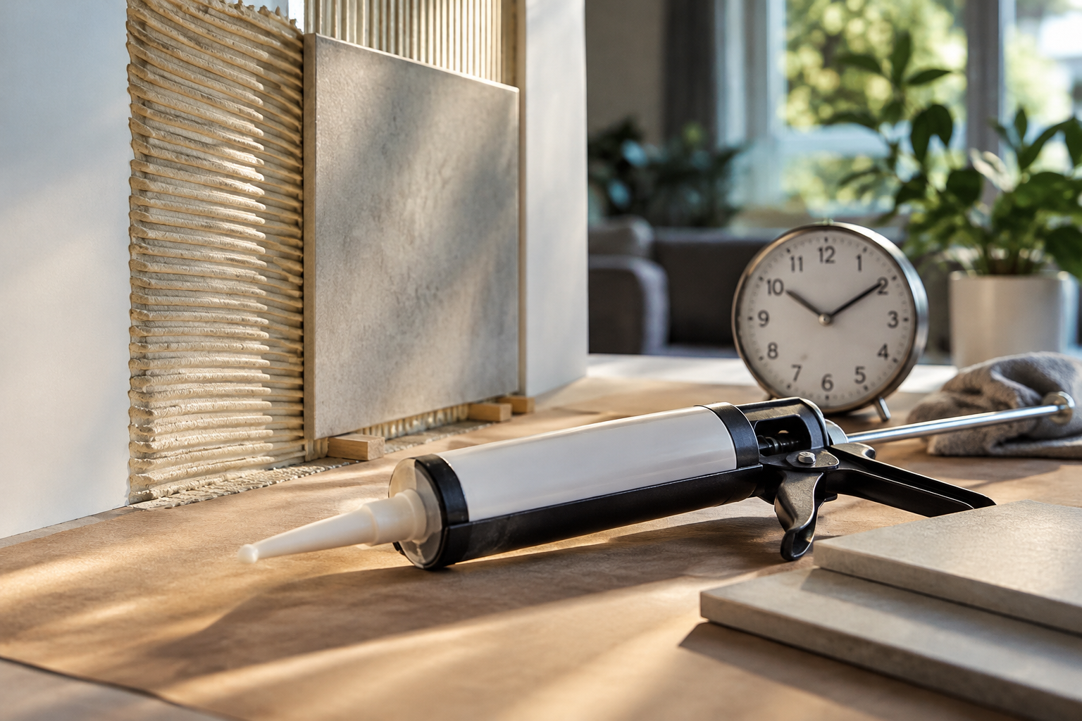 How long does construction adhesive take to dry