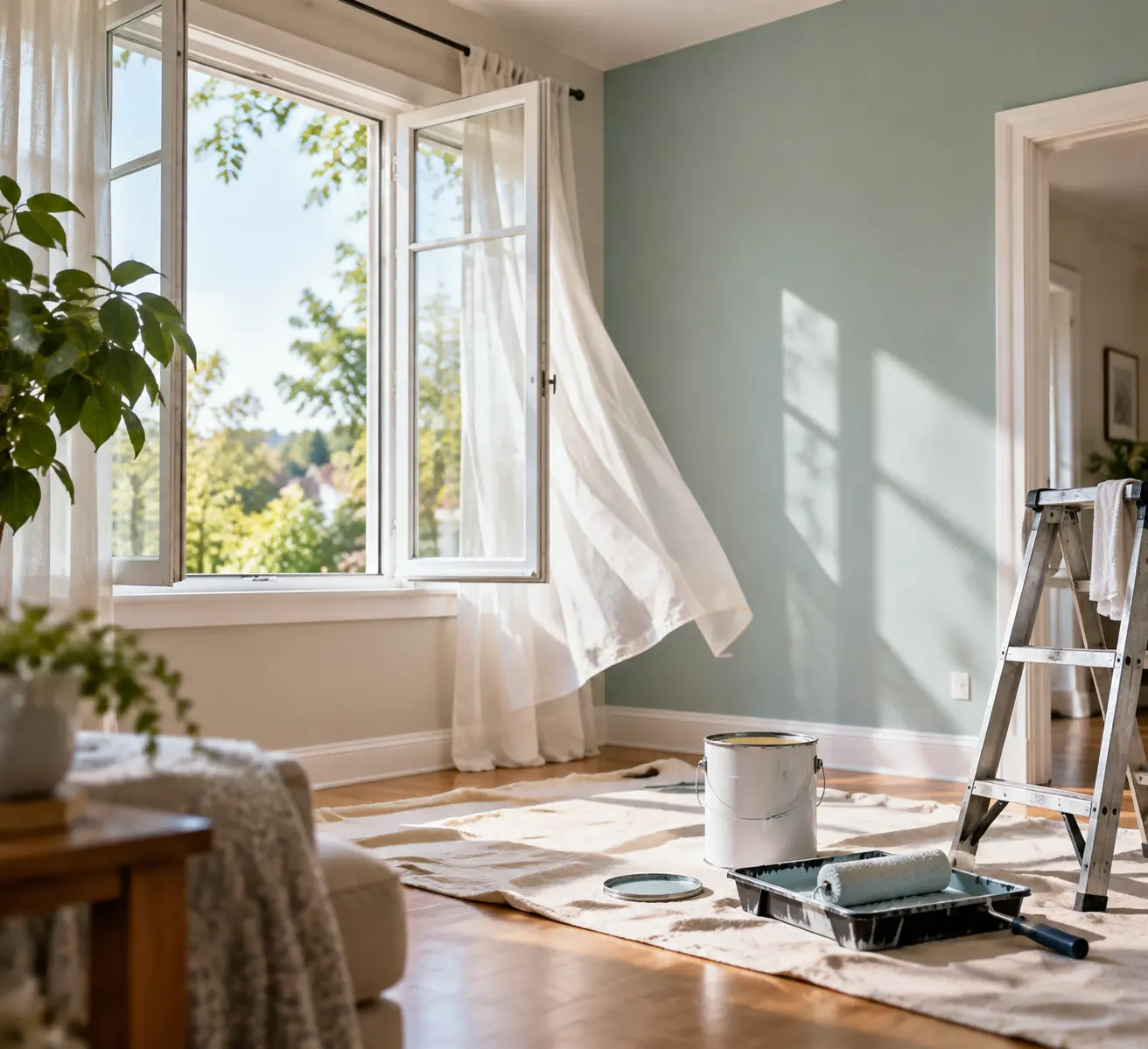 timeline for paint odors