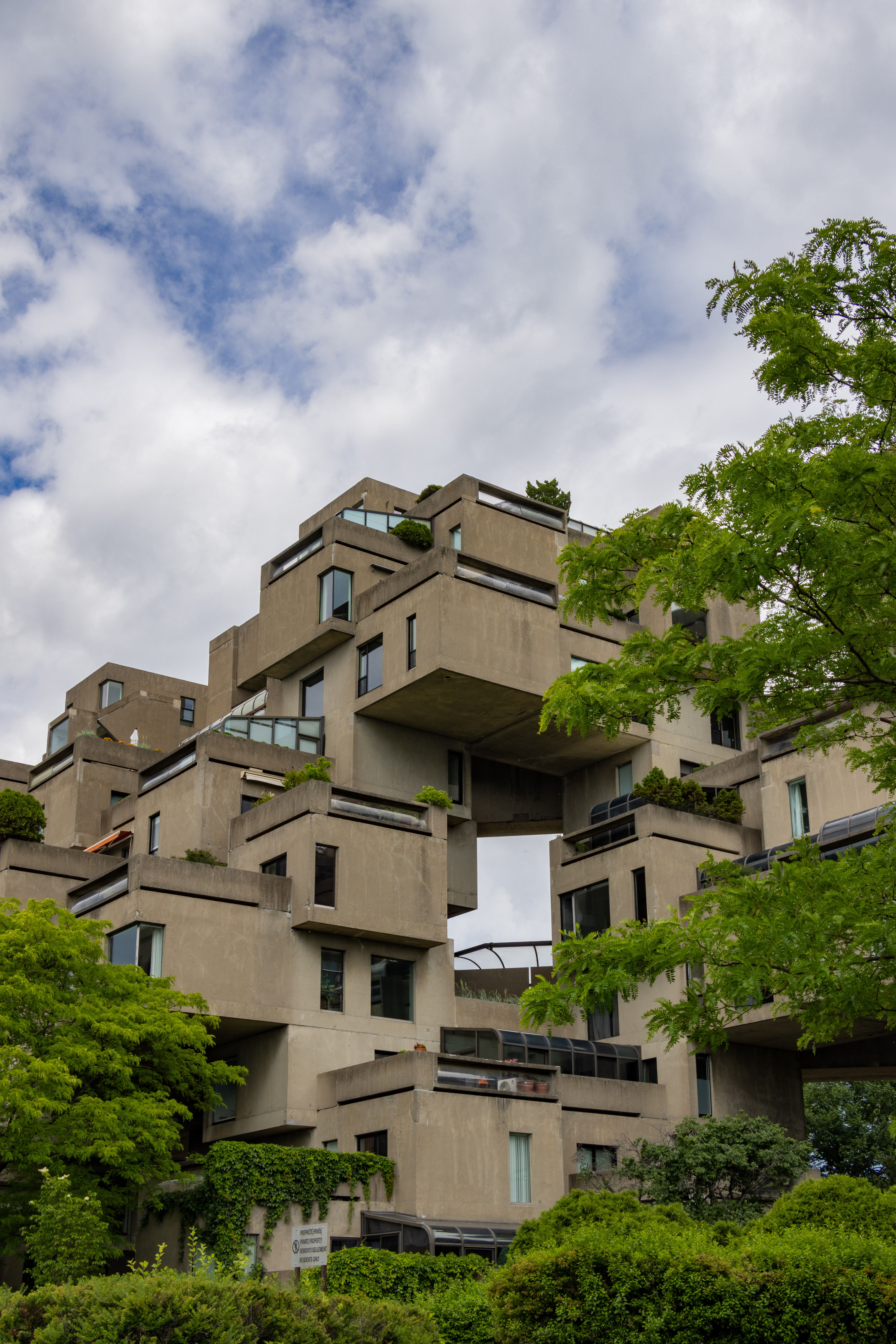 Stunning view of Habitat 67